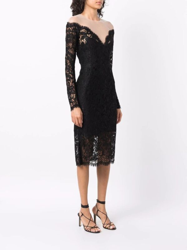 Dolce & Gabbana  lace-detail mini dress - Image 3