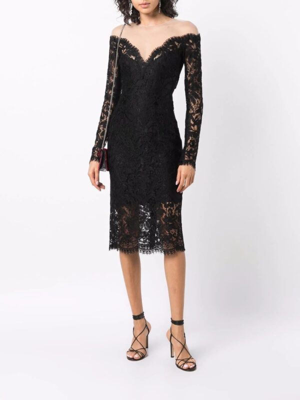Dolce & Gabbana  lace-detail mini dress - Image 2
