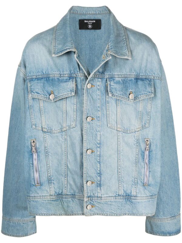 Balmain  button-up denim jacket