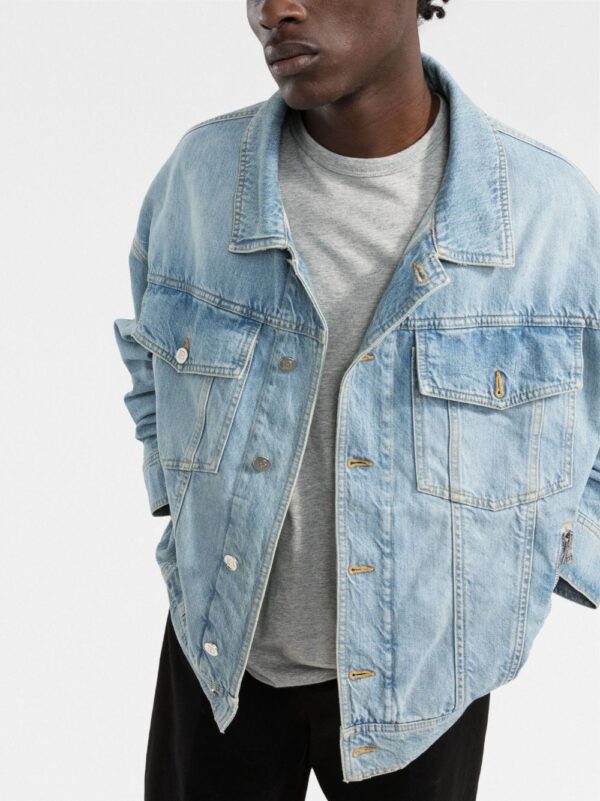 Balmain  button-up denim jacket - Image 3