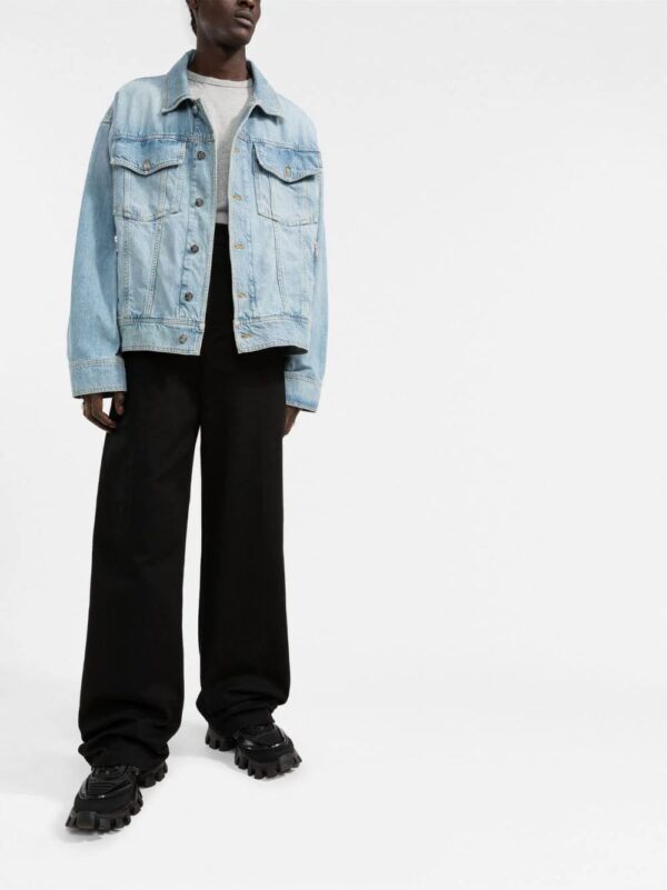 Balmain  button-up denim jacket - Image 2
