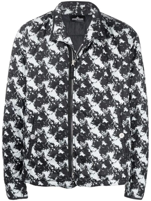 Stone Island Shadow Project  graphic print bomber jacket