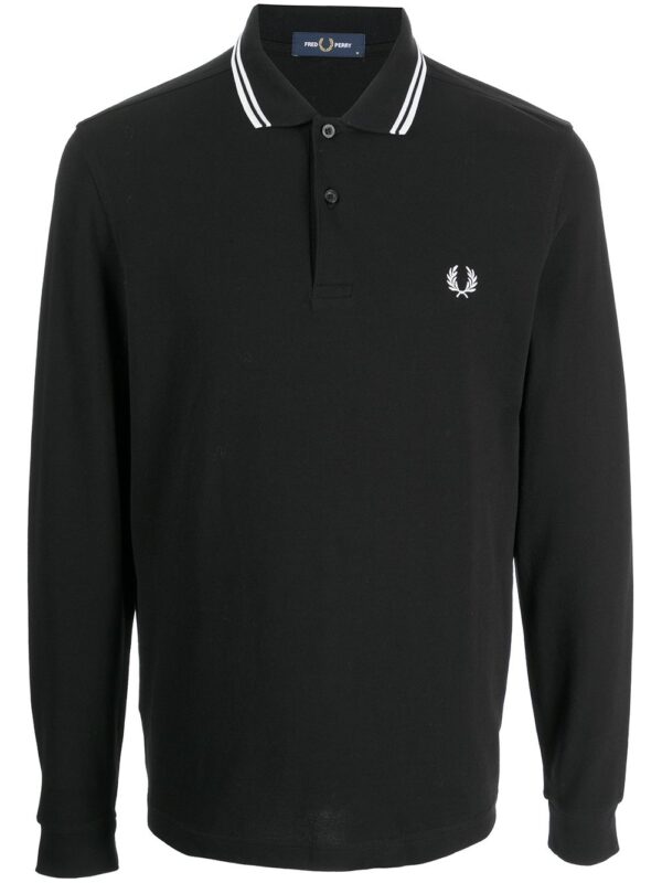 Fred Perry embroidered-logo cotton polo shirt