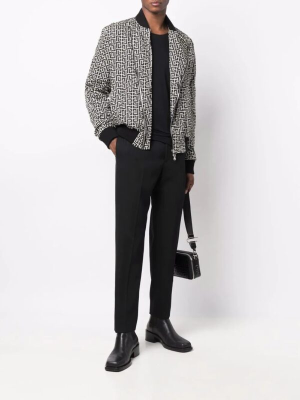 Balmain  4G-print zip-up bomber jacket - Image 2