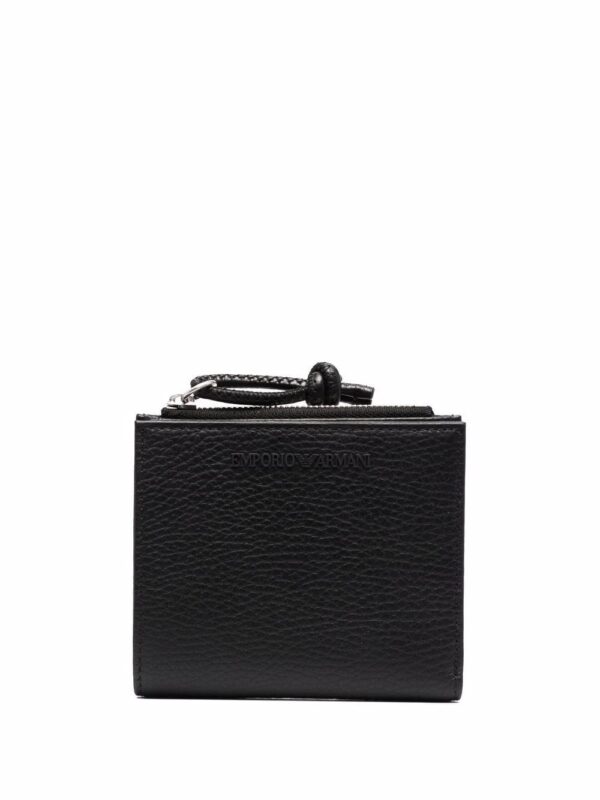 Emporio Armani pebbled-effect leather wallet