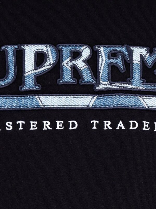 Supreme  Denim Logo hoodie - Image 2