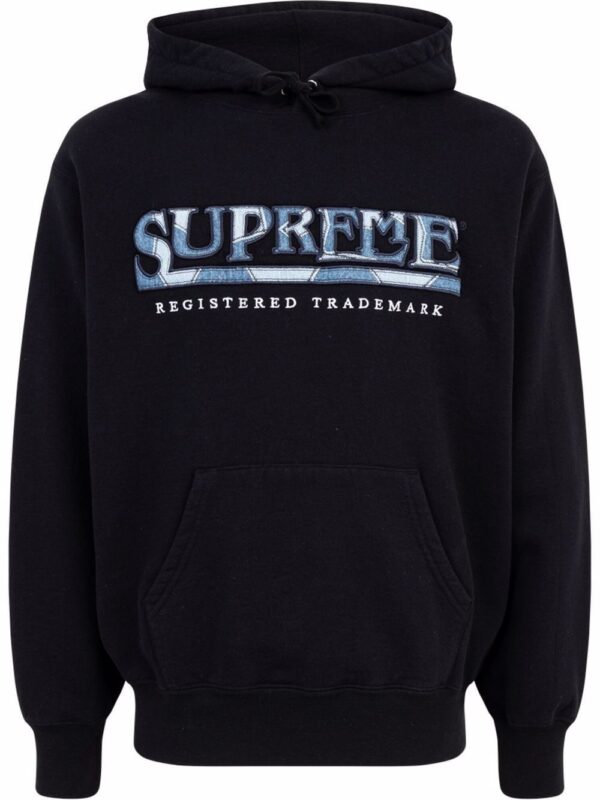 Supreme  Denim Logo hoodie