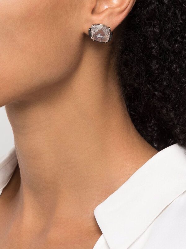 Swarovski  Harmonia cushion cut crystal stud earrings - Image 2