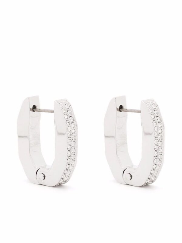Swarovski  Dextera octagonal hoop earrings