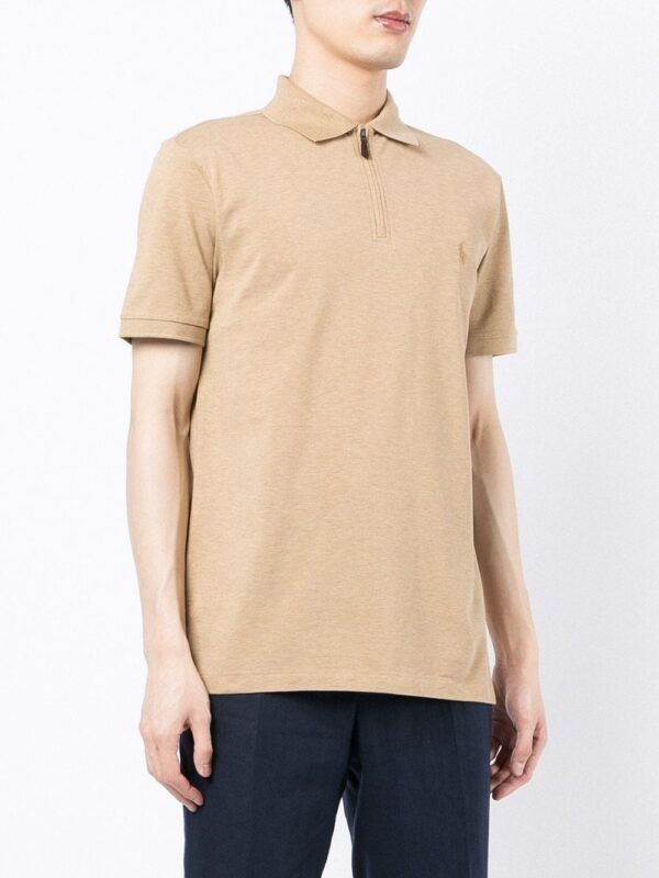 Polo Ralph Lauren  front zip polo shirt - Image 2