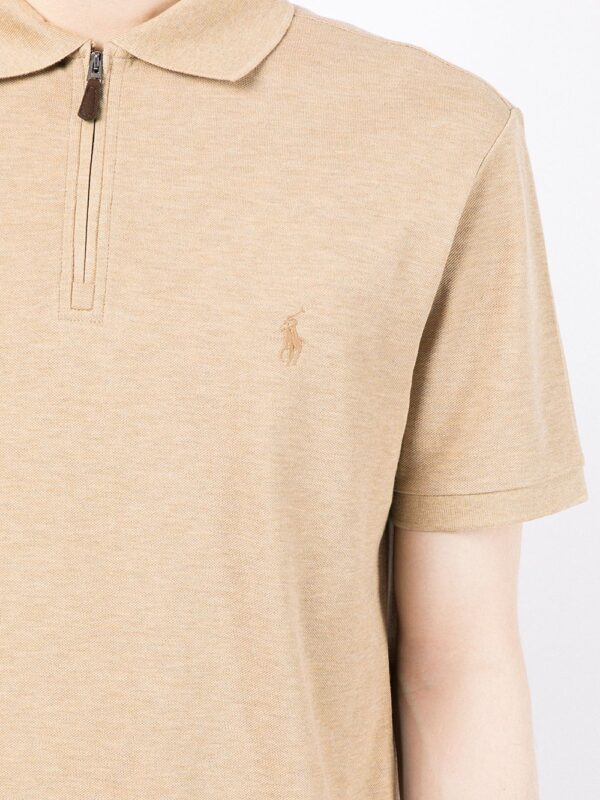 Polo Ralph Lauren  front zip polo shirt - Image 4