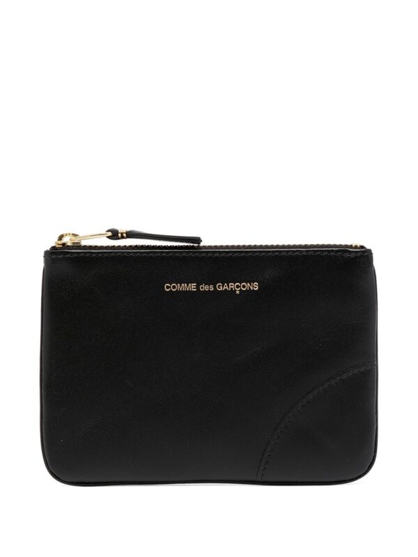 Comme Des Garçons Wallet  logo-print leather pouch