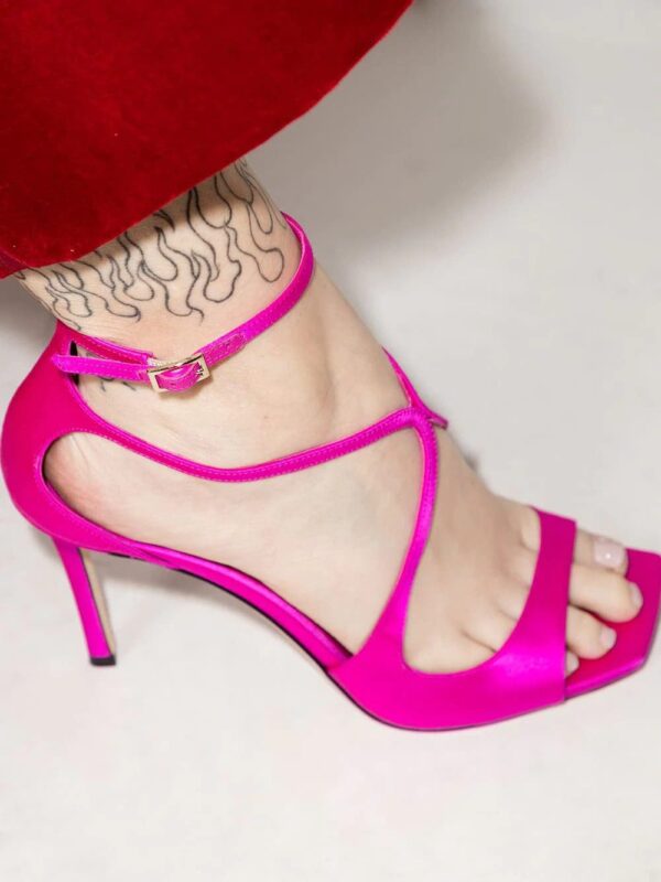 Jimmy Choo  Azia 95mm satin sandals - Image 3
