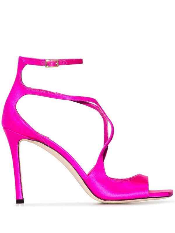 Jimmy Choo  Azia 95mm satin sandals