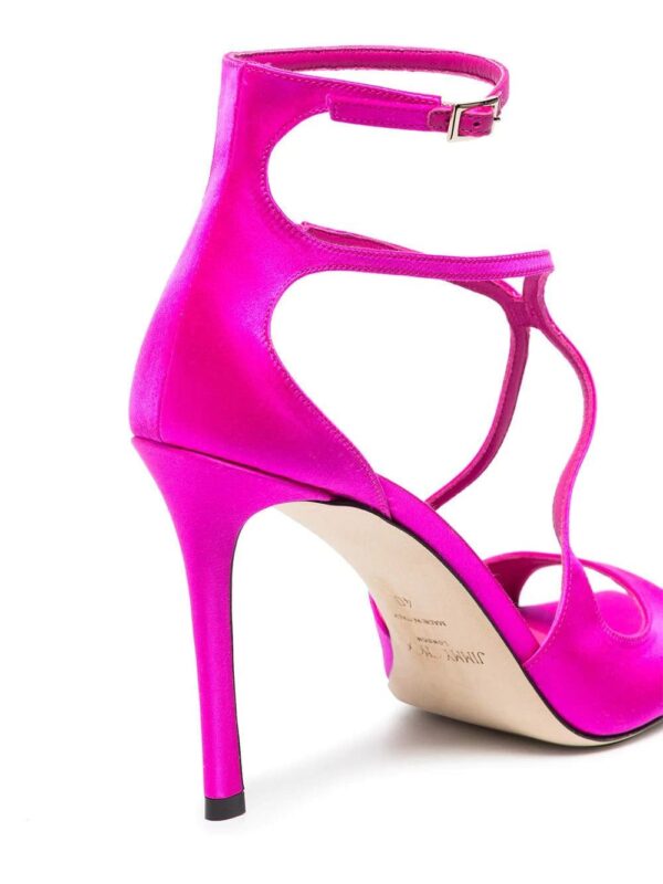 Jimmy Choo  Azia 95mm satin sandals - Image 4