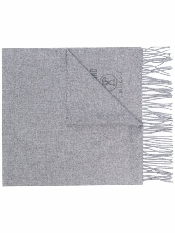 Moschino  logo-print detail scarf