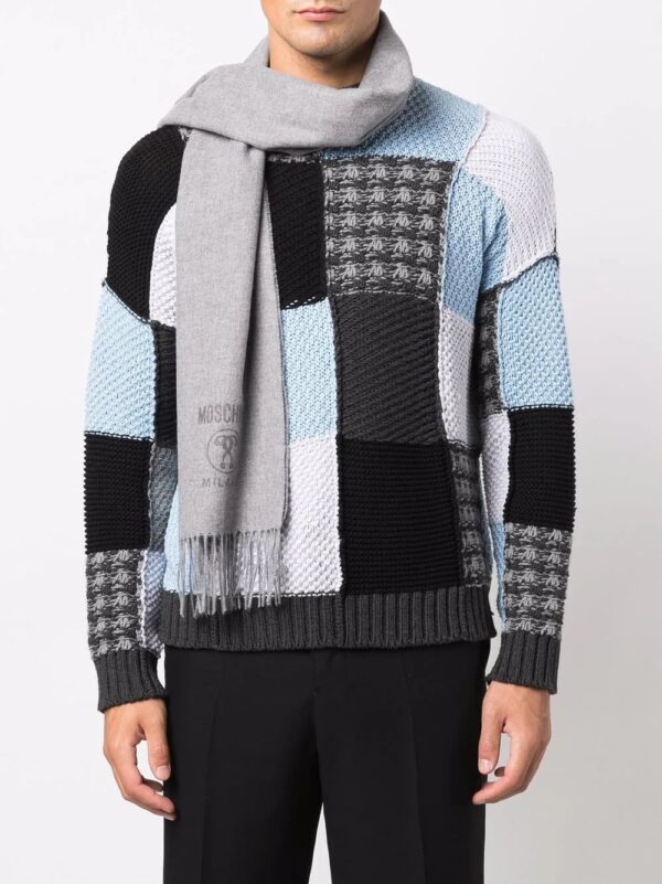 Moschino  logo-print detail scarf - Image 2