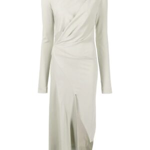 Off-White  cut-out asymmetric slim dress