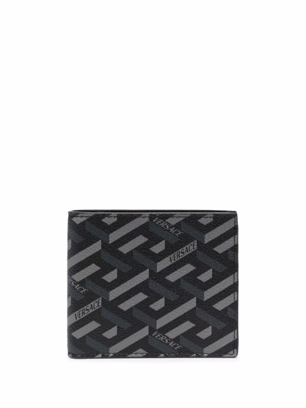 Versace  Greca-print bi-fold wallet