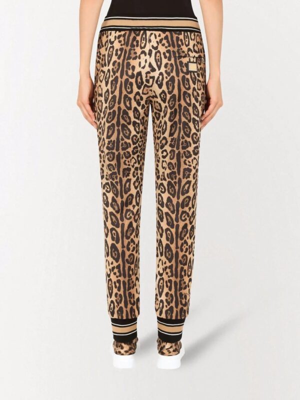 Dolce & Gabbana  leopard-print track pants - Image 4