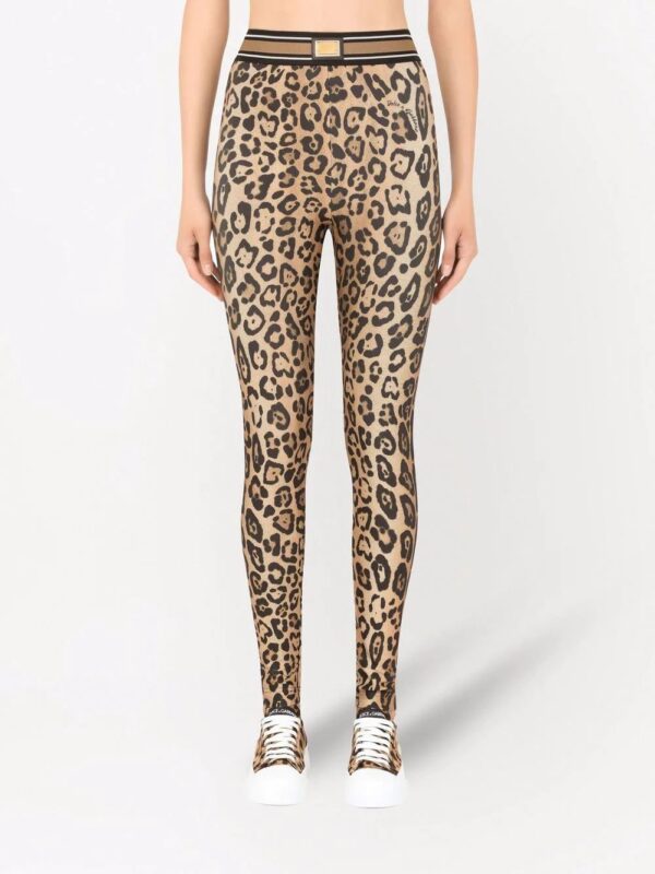Dolce & Gabbana  leopard-print leggings - Image 3