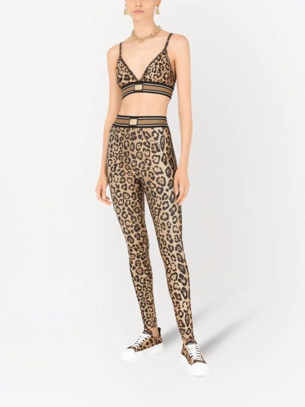 Dolce & Gabbana  leopard-print leggings - Image 2