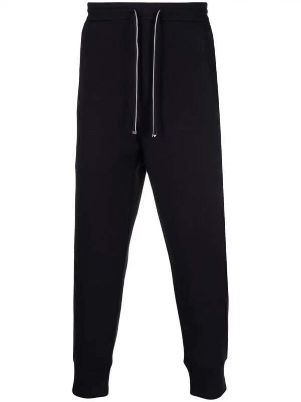 Emporio Armani  tapered-leg solid trackpants