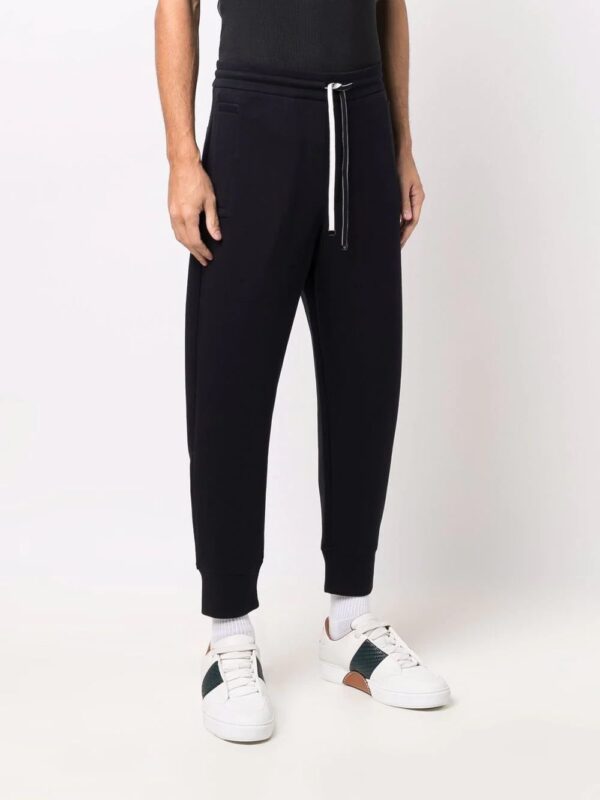 Emporio Armani  tapered-leg solid trackpants - Image 3