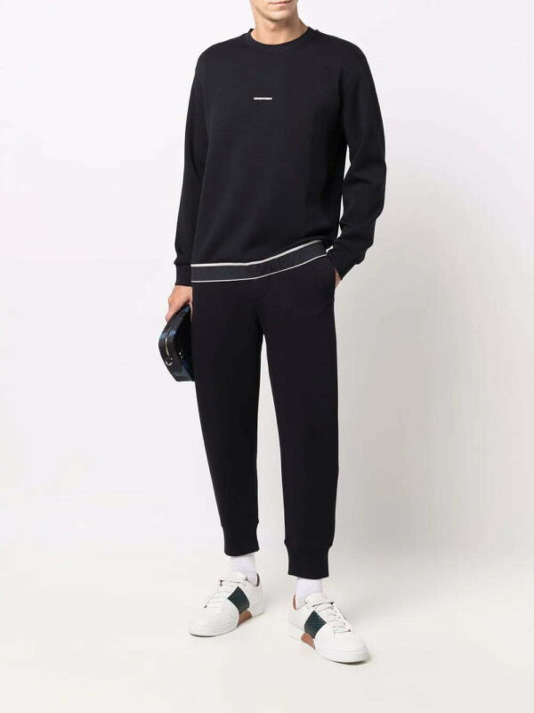 Emporio Armani  tapered-leg solid trackpants - Image 2