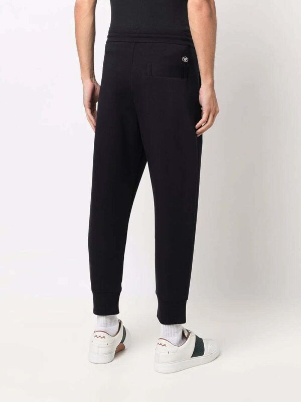 Emporio Armani  tapered-leg solid trackpants - Image 4