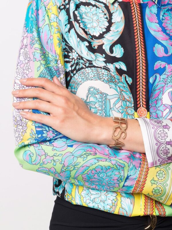 Versace  logo cuff bracelet - Image 2