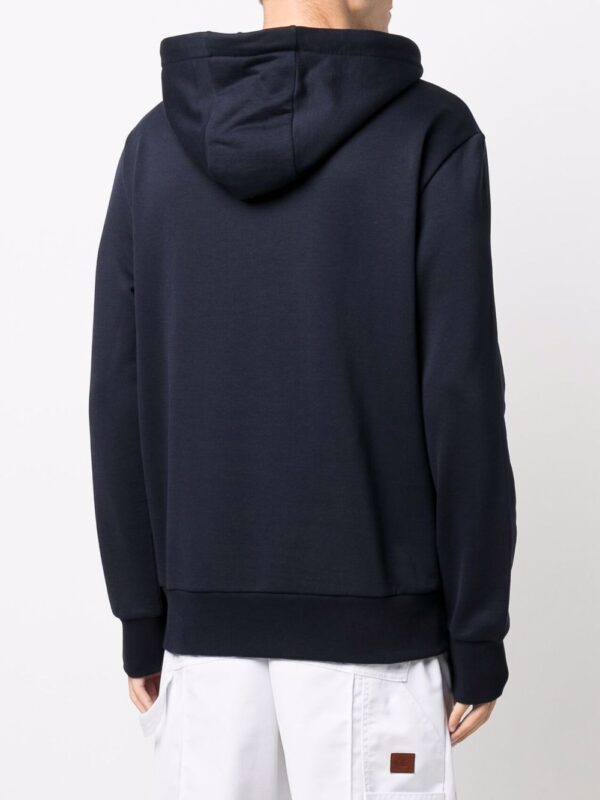 Moncler logo-print drawstring hoodie - Image 4