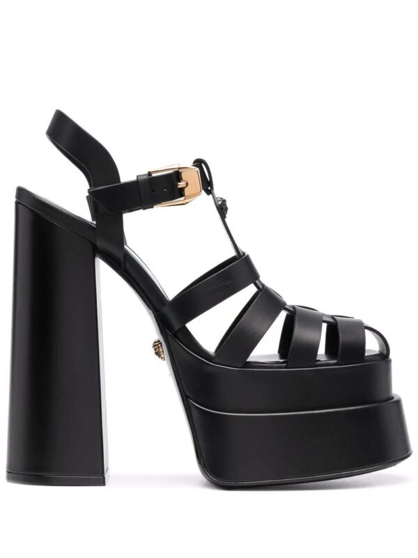 Versace  buckled platform sandals
