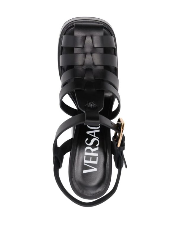 Versace  buckled platform sandals - Image 4
