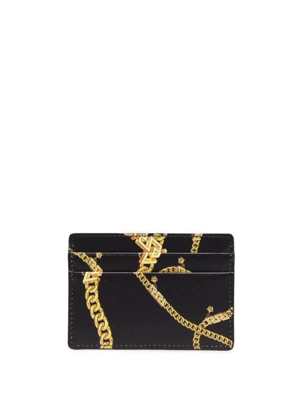 Versace  La Medusa chain-print card holder - Image 2