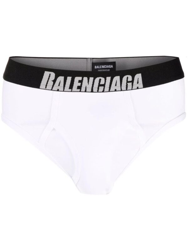 Balenciaga  logo-waist cotton briefs