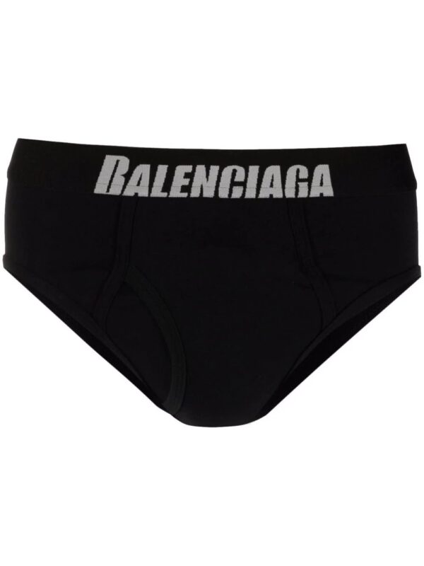 Balenciaga  logo-waist cotton briefs