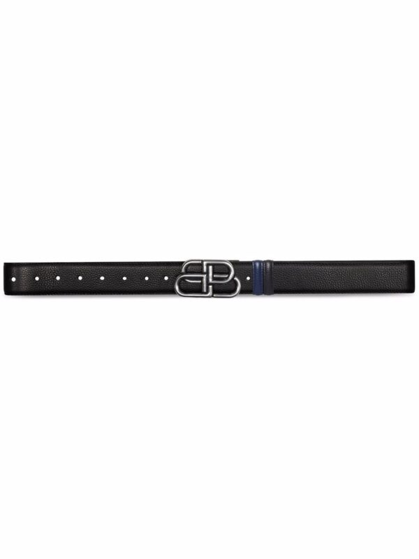 Balenciaga BB buckle leather belt