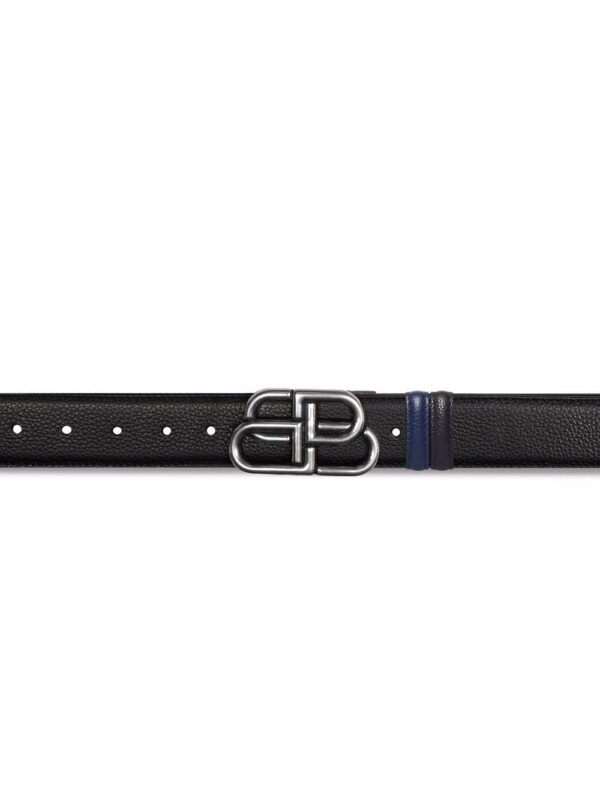 Balenciaga BB buckle leather belt - Image 2