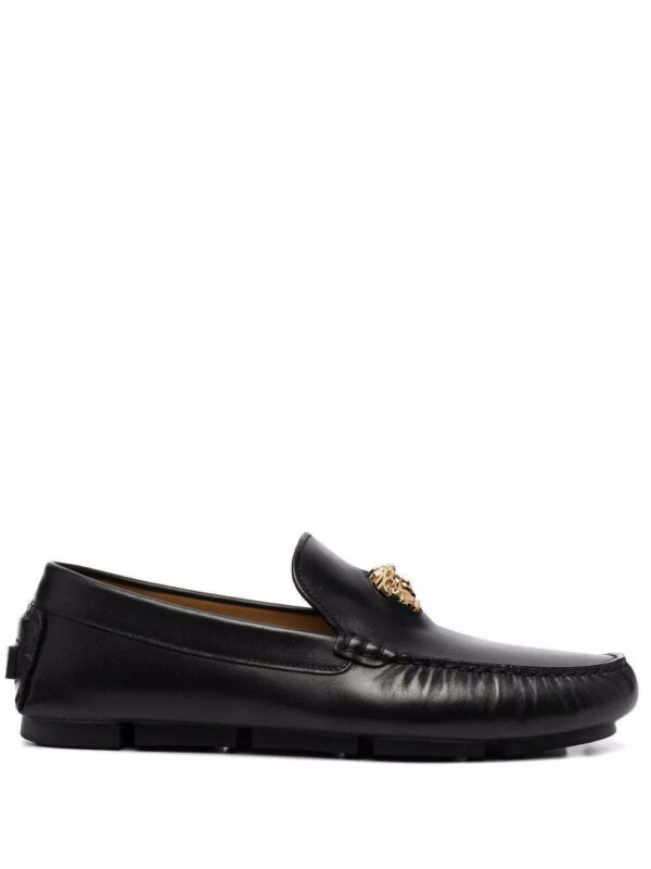 Versace  Medusa Head leather loafers