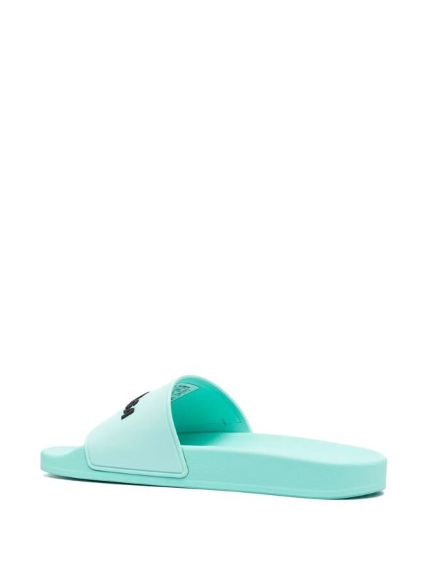 Balenciaga  raised logo pool slides - Image 3