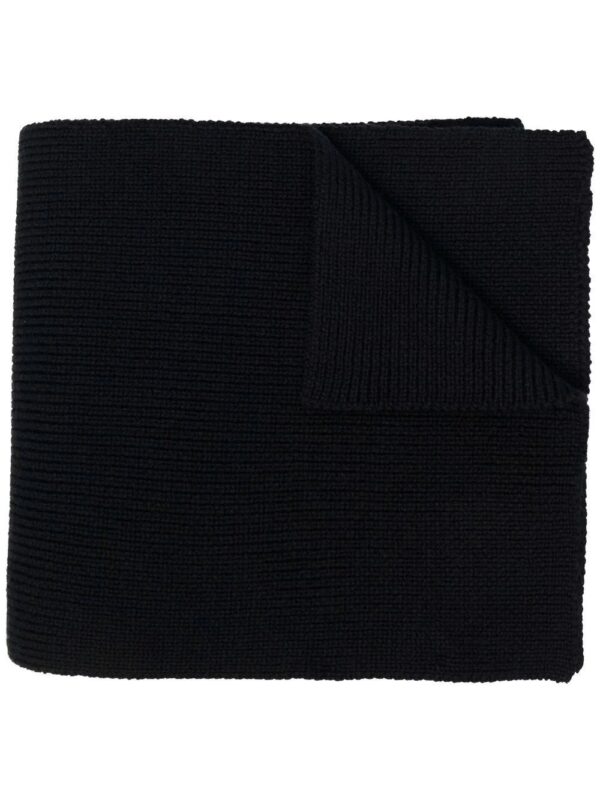 Versace  Medusa-patch knit scarf