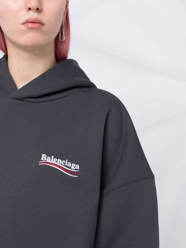 Balenciaga  Campaign logo hoodie - Image 3