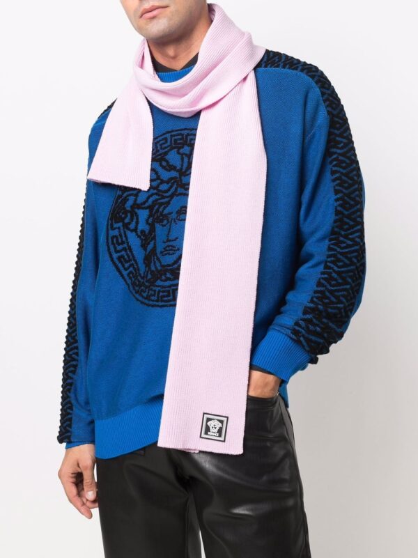 Versace  Medusa Head knitted scarf. - Image 2