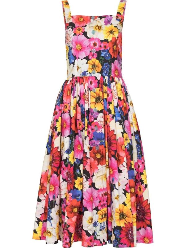 Dolce & Gabbana  floral-print midi dress