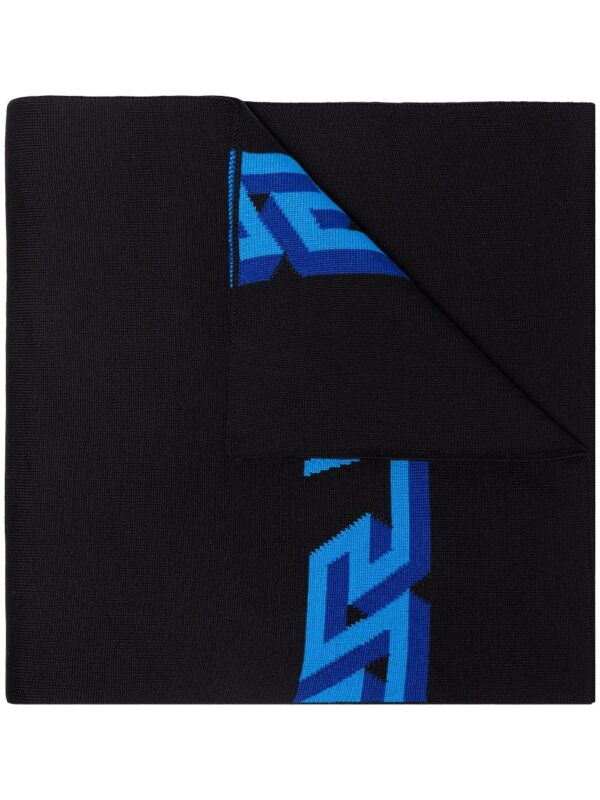Versace  Greca-motif wool scarf