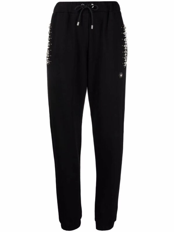 Philipp Plein  crystal iconic-plein track pants