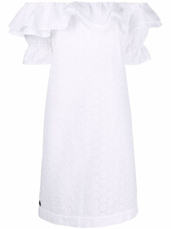 Philipp Plein Sangallo lace dress