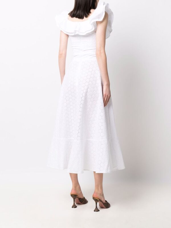 Philipp Plein lace-design midi dress - Image 3