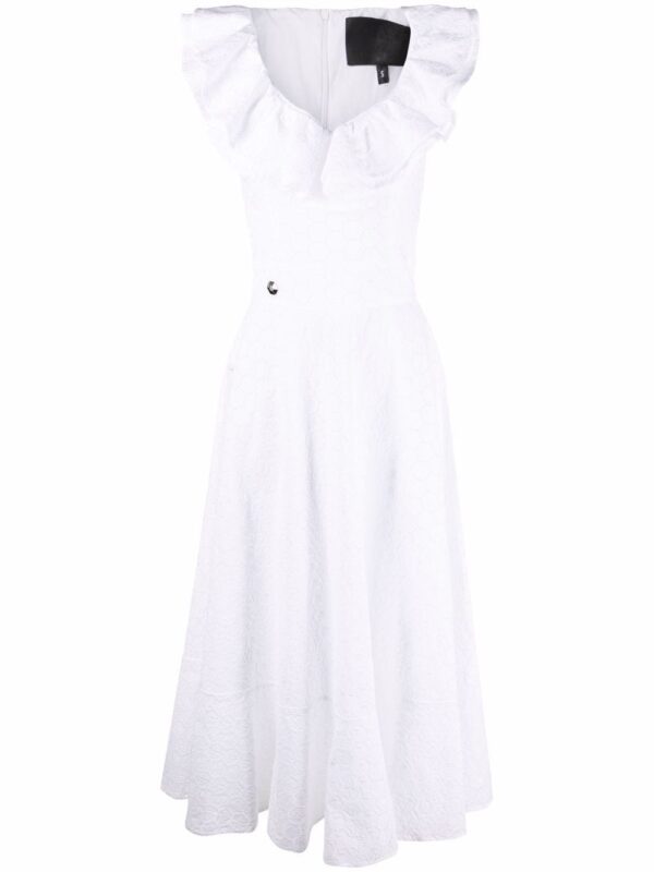 Philipp Plein lace-design midi dress